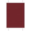 Burgundy Red Pleated Blind 95X150 Cm Fabric Width