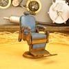 Vintage Wrought Iron Barbershop Model Tabletop Crafts Decoration