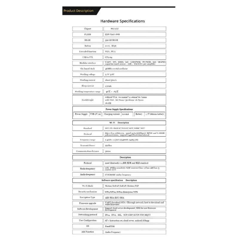 VGA32 VGA Module Controller PS/2 Mouse Keyboards Control Graphics Library Game VT Terminals Circuits Development Board