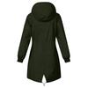 Women's Fashionable Color Blocked Long Sleeved Hooded Outdoor Thin Waterproof Running Sports Jacket, Submachine Jacket