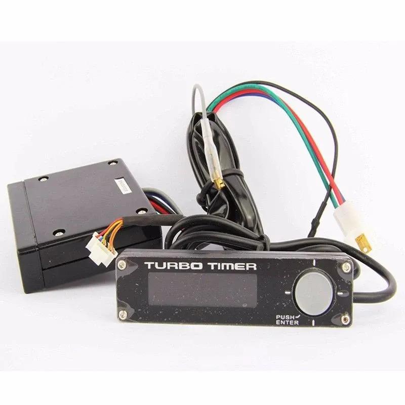 CAR BLACK TURBO TIMER TYPE 0 EVO STI WRX RX8 G35 UNIVERSAL / Turbo Delay Extinguisher