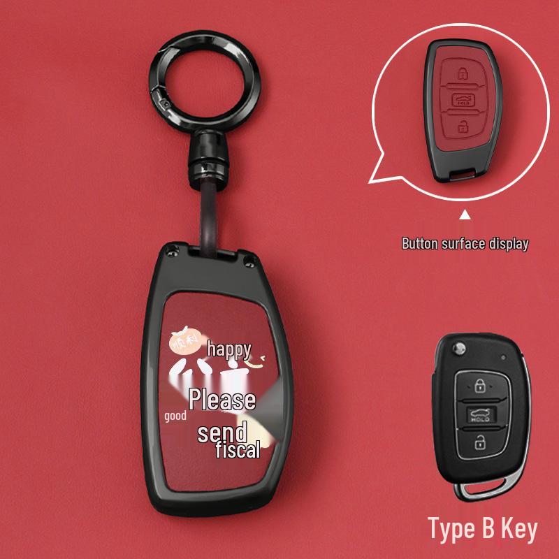 Compatible with Beijing Hyundai ix35, Key Cover for Langdong Elantra, Mingtu, Yue Dong, Ruina, Yuen Na, Festa, Sheng Alloy.