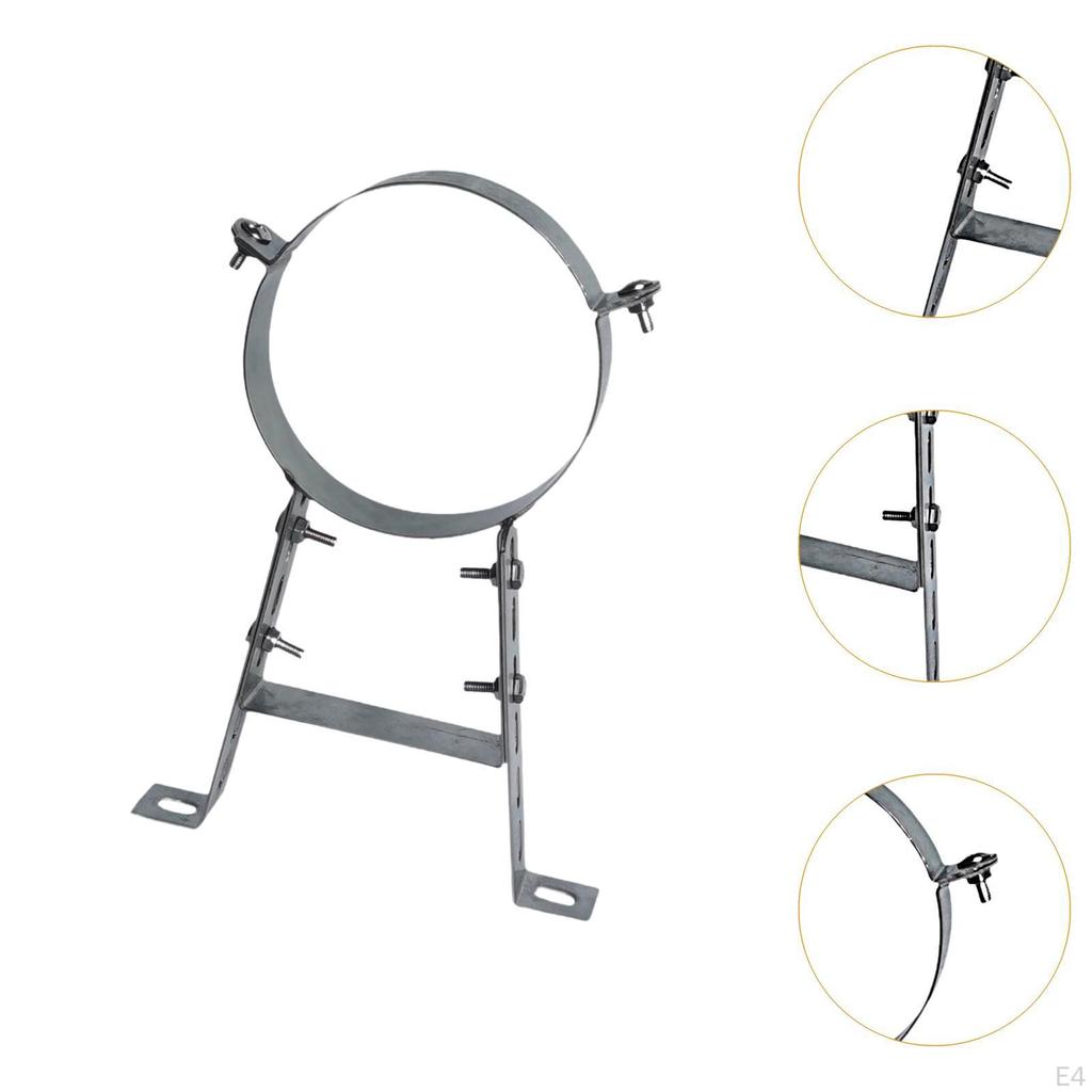 B Vent Pipe Bracket Holder, Chimney Wall Strap for Indoor Use