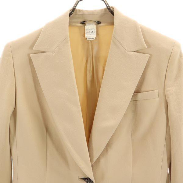 Versace Made In Italy Tailored Jacket 9 Beige Women Used