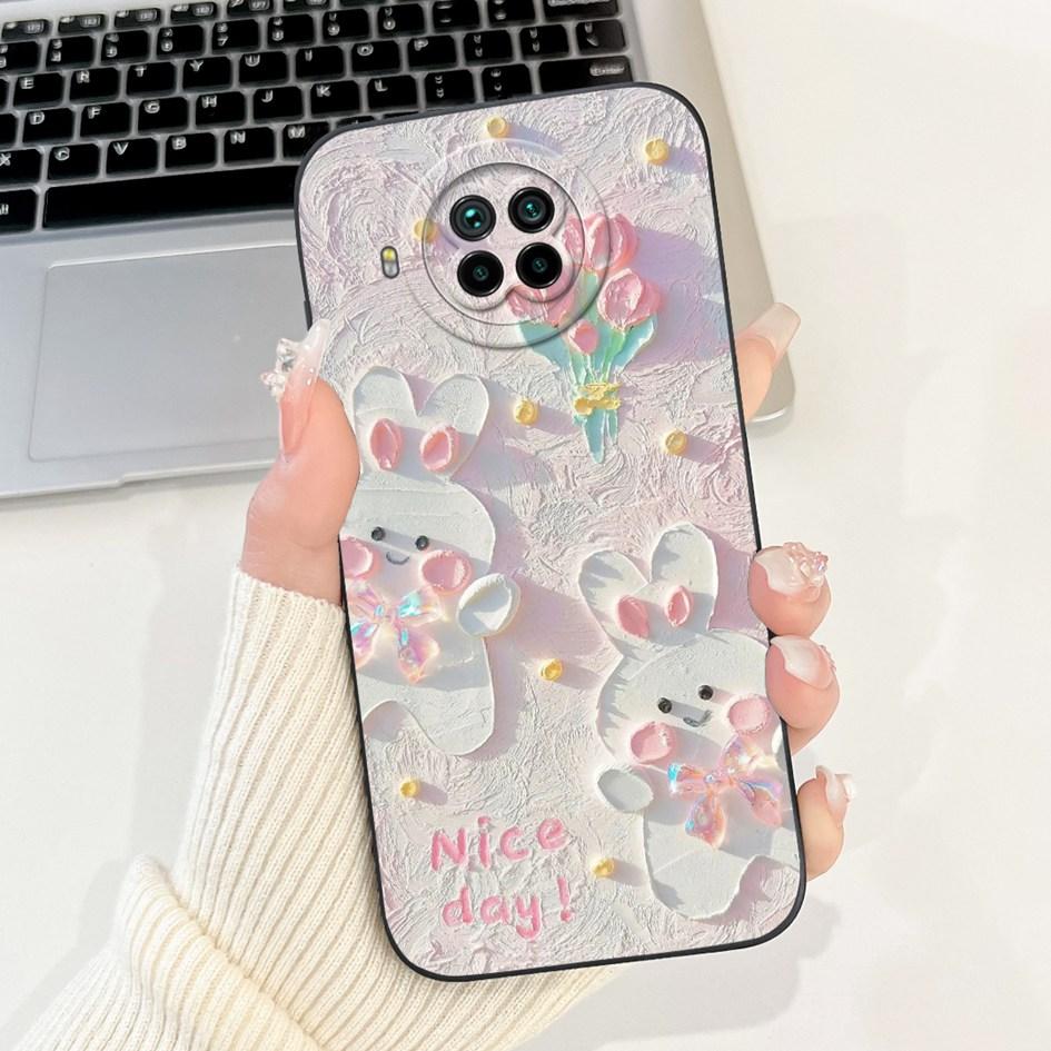 For Xiaomi Mi 10T Lite 5G Case Cute Panda Rabbit Soft TPU Silicone Shockproof Cover For Xiaomi Mi 10i Redmi Note 9 Pro 5G Fundas