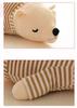 Polar Bear Plush Body Pillow, 70cm, Brown, with Vest, Perfect Gift for Children, Friends, Girlfriends, and Boyfriends
