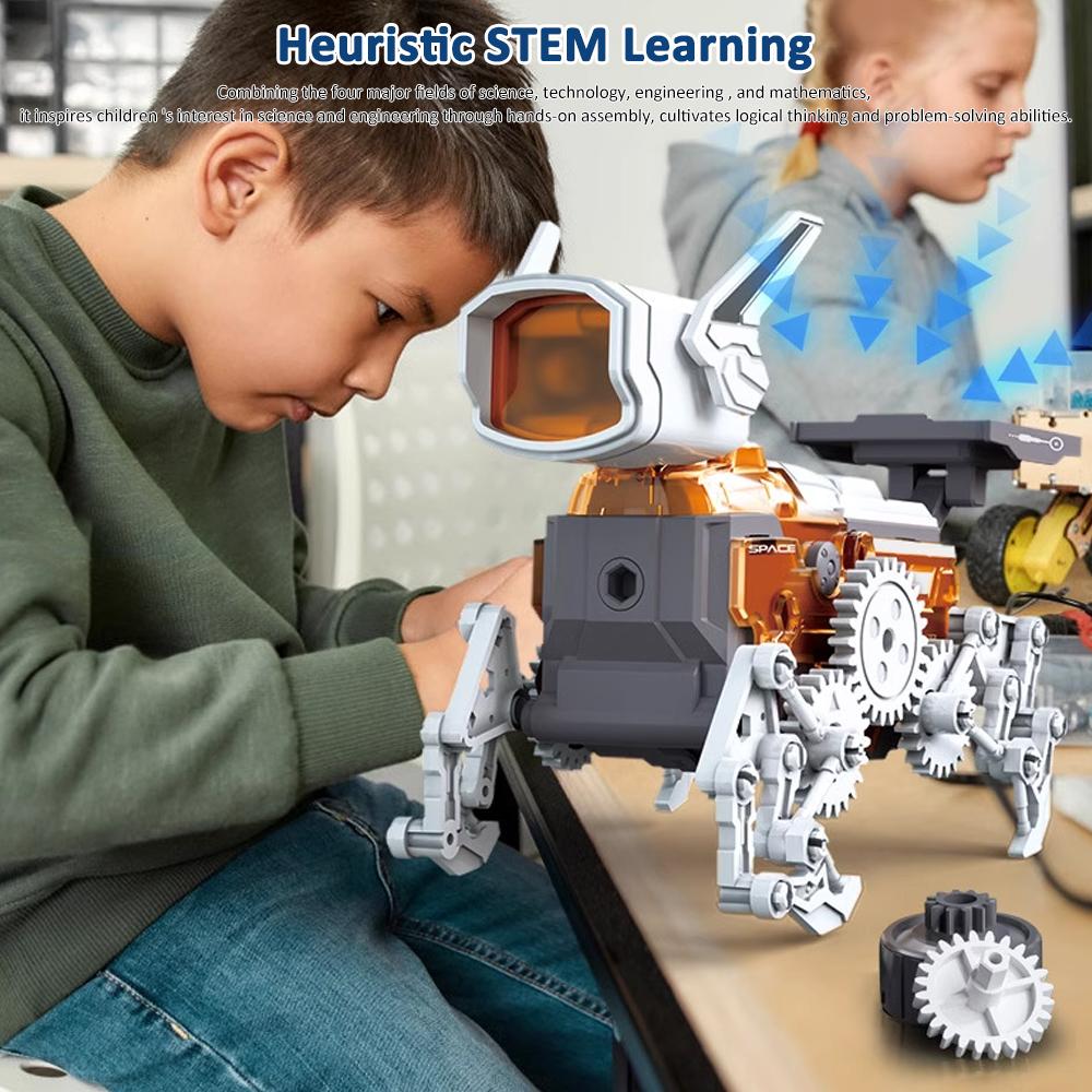 4в1 Stem Toys Космический робот Stem Building Toys Обучающие строительные блоки 138 шт — фото 2
