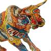 Adorable Cow Figurine Resin Sculpture Tabletop Decoration Artwork Photo Prop Animals Statue for