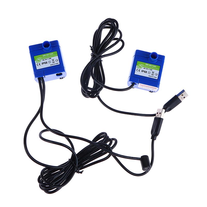 Mini Diy Low Noise Motor Pump 5V Dc Usb Water Pumps Accessories Dr-Dc160 For Pet Cat Drinking Bowl Water Dispenser Pet