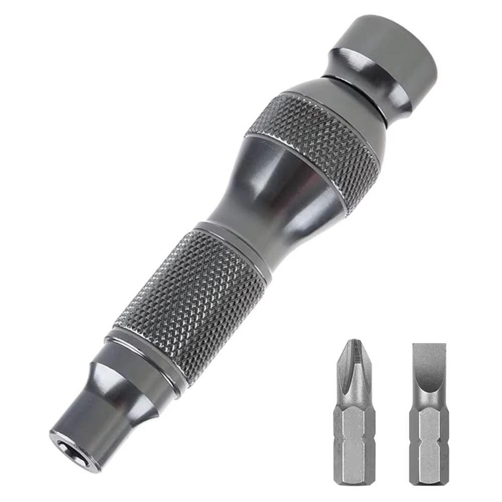 Aluminum Zinc Zinc Alloy Mini Screwdriver Bits Holding Bar Ergonomic 6.35mm Hex Shank Bit Hand Tool
