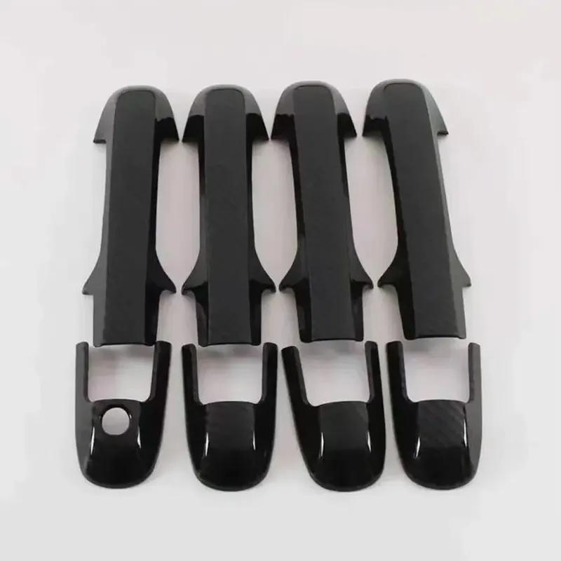For Honda Accord Sedan 2003 2004 2005 2006 2007 Carbon Fiber Car Sticker Door Handle Cover Trim Accessories Protect Decoration