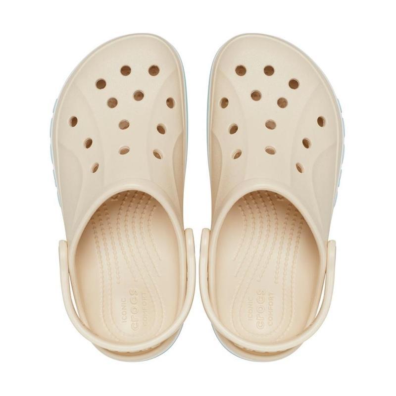 Crocs Bayaband Breathable and Lightweight Stylish and Versatile Non-Slip Children's Sandals Off-White Children's Model