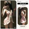 Sexy Lingerie Sexy Plush Polka Dot Maid Suspender Skirt Pure Lust Cute Seduction Pajamas Uniform Woman