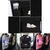 Elegant Black Auto Car Seat Back Organizer With Multi-pocket Storage For Effortless Organization