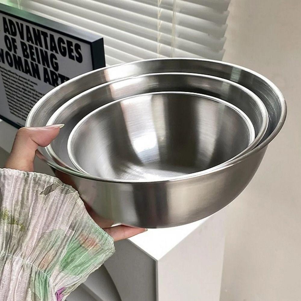 1Pcs Fruit Vegetable Noodle Container Egg Flour Mixing Basin Mixing Bowls for Kitchen Tableware