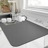 Coffee Machine Water Absorption and Drainage Mat Countertop Dish Drying Mat, Diatom Mud Kitchen Anti-Slip Mat, Easy To Clean and Washable Drainage Mat