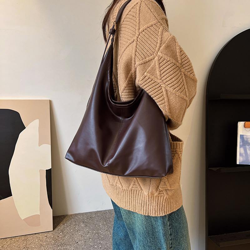 Women's bag new large-capacity shoulder bag simple and versatile women's tote bag fashion casual messenger bag wholesale
