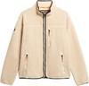 Demi-season Jacket Superdry Outdoor Full Zip Fleece Oatmeal Beige