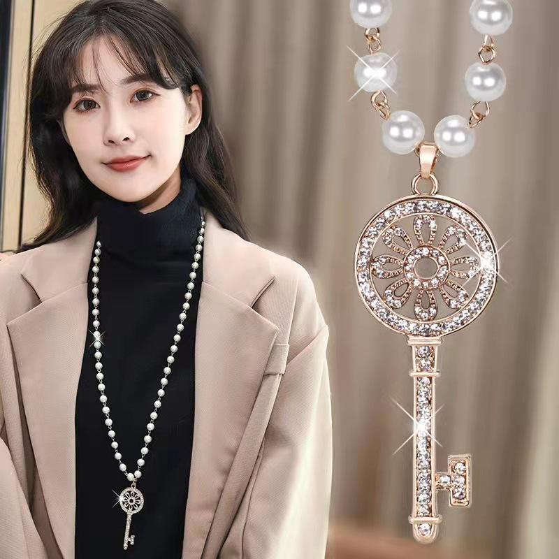 Women's Zodiac Ox Long Sweater Necklace - High-End Fashion Pendant