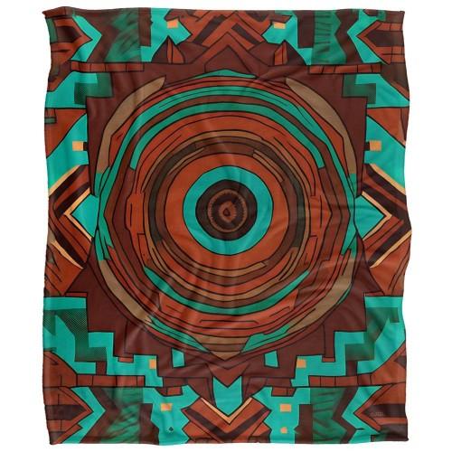 JQ Licensing James Piazza 2 Silky Aztec Supersoft Blanket