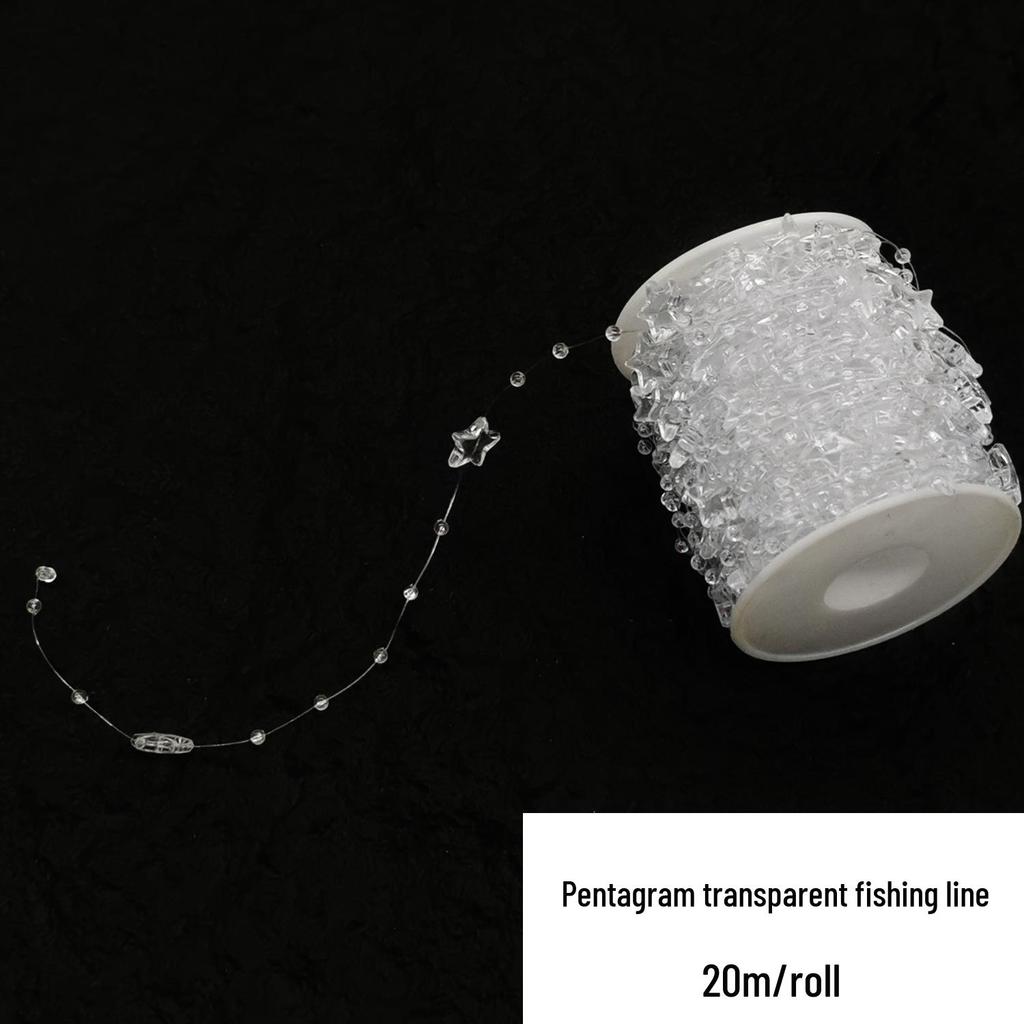 Double-Line Pearl Sunflower Snowflake Beads DIY Decoration