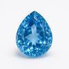 High Quality Natural Blue Aquamarine Pear Cut 12.89 Ct Certified Loose Gemstone