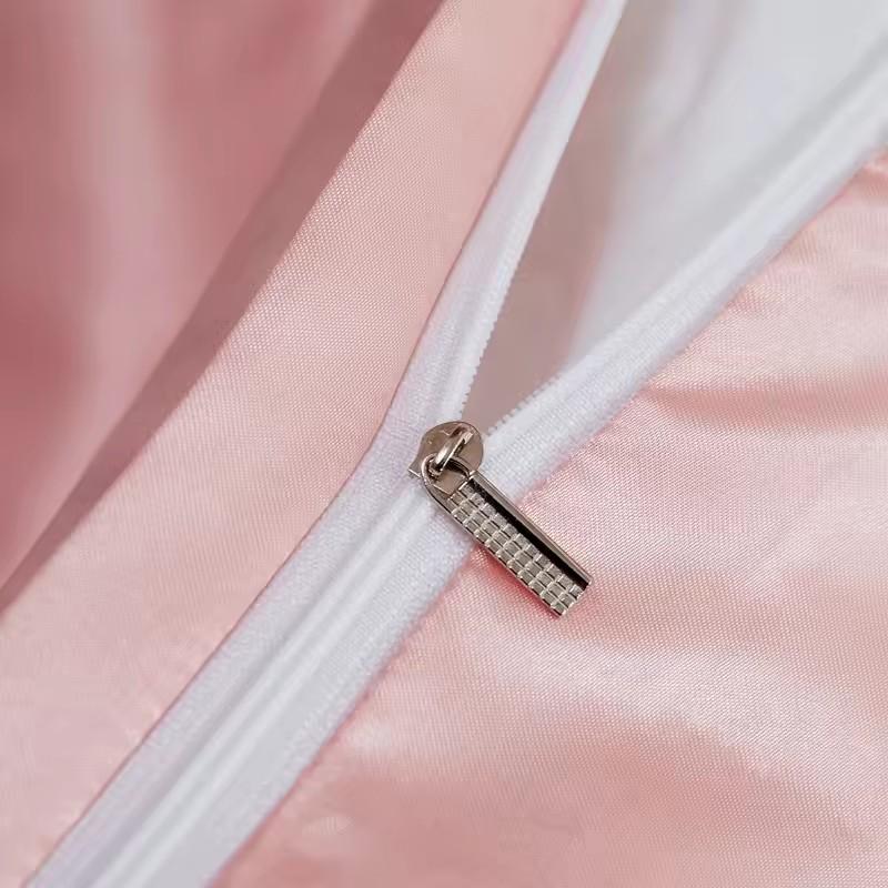 Luxury Satin Bedding Set King Queen Size Bed Cover Flat Sheet Pillowcase for Sleep Home Decro Mulberry Silk Bed Sets