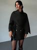 Popular Autumn and Winter Casual Loose Cardigan Solid Color Long-sleeved Woolen Jacket