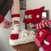 Red Sox Children's Ankle Socks - Winter and Autumn Cotton Socks. Trendy Horse-year New Year Gift. Cute Long Socks.