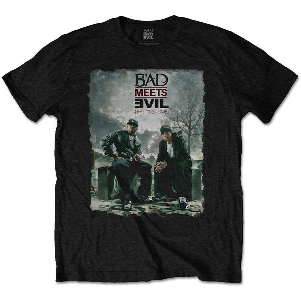 Men s Bad Meets Evil Burnt T-shirt Medium Black 3XL