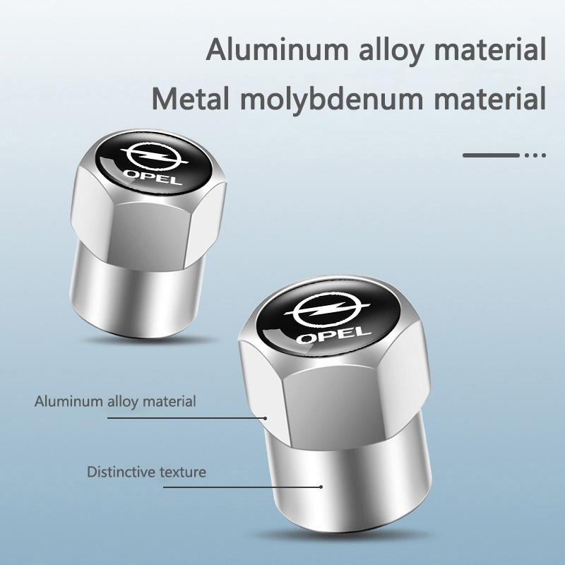 Aluminum Alloy Car Wheel Tire Valve Caps Stem Cover For Opel Astra G H J K F Corsa D Zafira B Insignia Mokka Regal Accessories