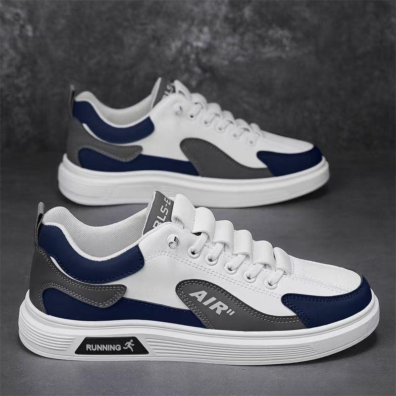 Autumn Men's Shoes New Breathable Little White Shoes Men's Trend Versatile One-pedal Sports and Leisure Board Shoes Trendy Shoes