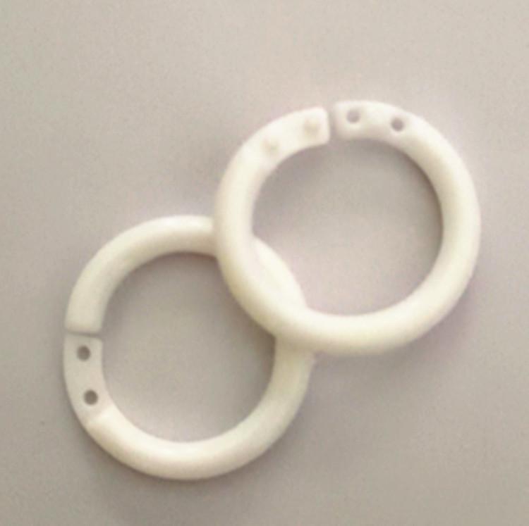 High-Durability Detachable PE Colored Double Buckle Binding Ring for Loose-Leaf Planners
