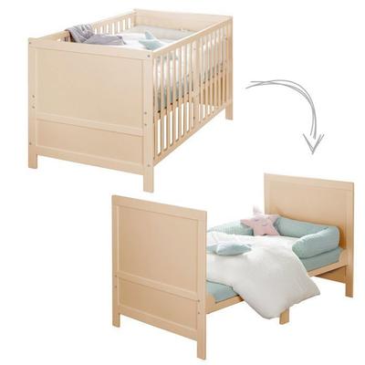 Convertible Baby Bed - 70 X 140 Cm - ROBA - EASY SLEEP - Natural Wood