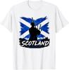 Schottland T-, Schottland Flagge Karte Grafik für schottische Männer T- Unisex T-Shirt