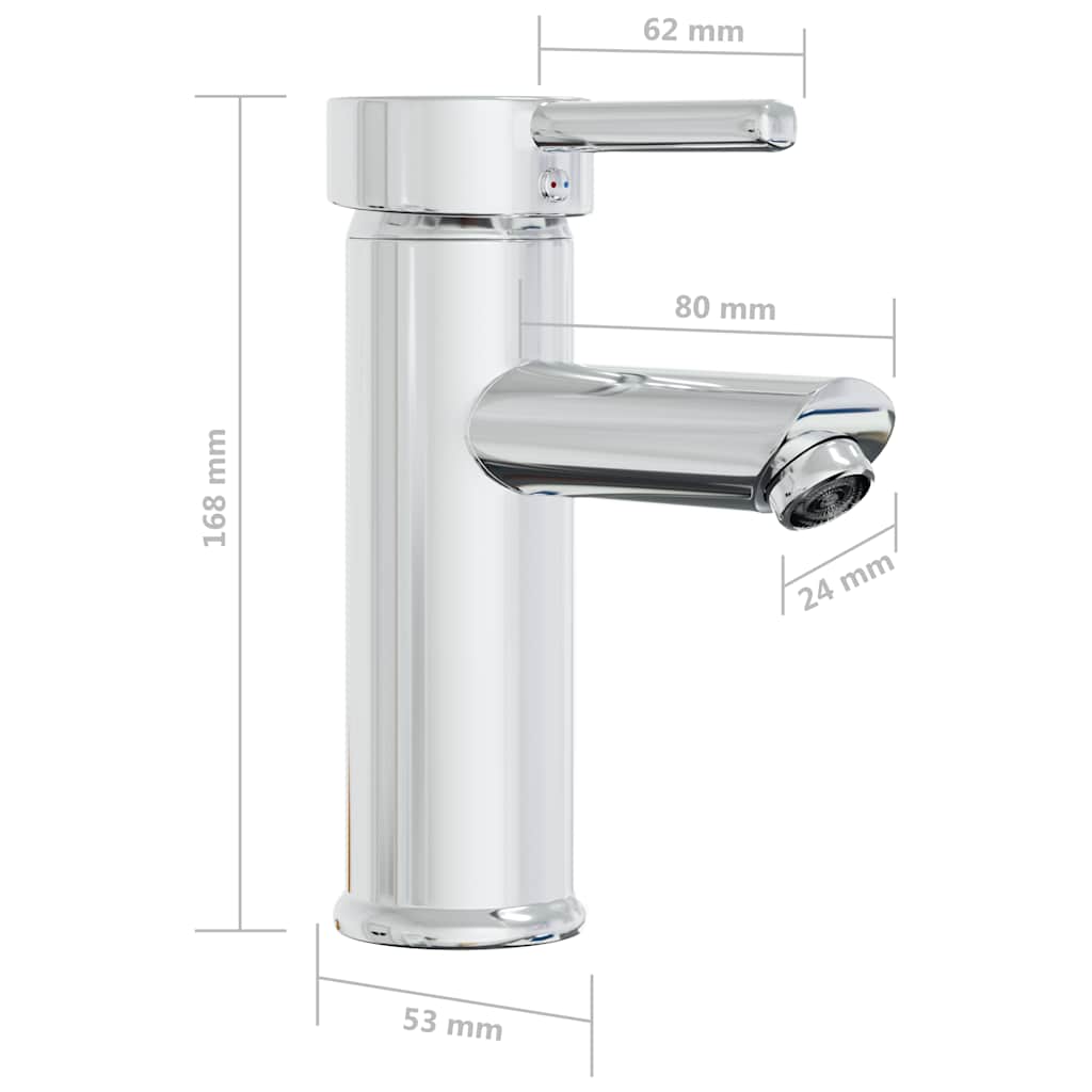 Built In Wash Basin with Faucet 61 X 39 X 18 Cm Ceramic White