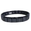 Black and White Ceramic Magnetic Men’s Bracelet - Christmas Gift