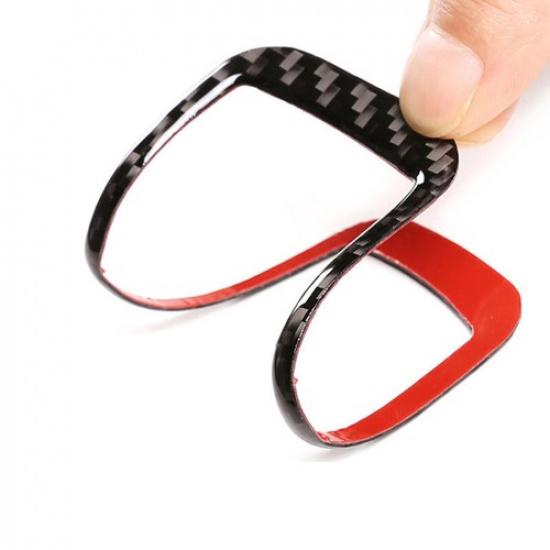 Carbon Fiber Interior Headlight Switch Frame Trim For BMW 5 Series E60 E61 04-10