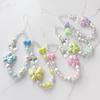 3D Butterfly Heart Phone Pendant Beaded Hanging Cord Charms Handmade Lanyard Keychain Jewelry Bag Strap Rope Cord
