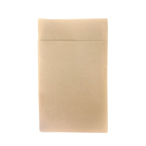 Daikoku Kogyo Paper Napkins, Natural, 25 X 25cm, Unbleached, 6-Fold, 31224, 500 Sheets