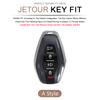 Car Key Case Cover For Chery Jetour X70 X90 X95 Plus 2020 2021 2022 Zinc Alloy Leather Remote Protection Keychain Accessorie
