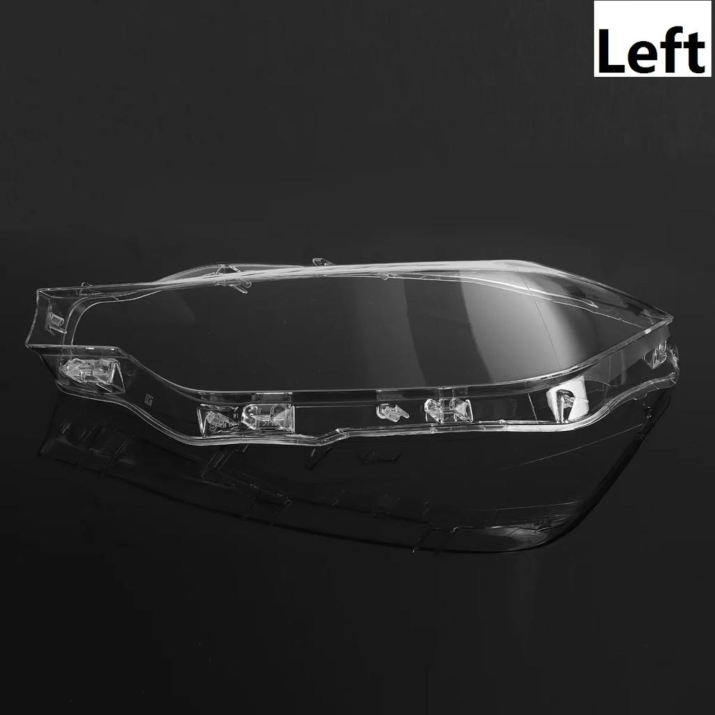 Lentille de phare de voiture, abat-jour en verre, paire de phares Led, couvercle de lentille de lampe pour Bmw F30 F31 série 3 2016 2017 2018 19