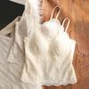 Transparent Lace Corset Fishbone Crop Tops Fashion Lace Camisole  Travel