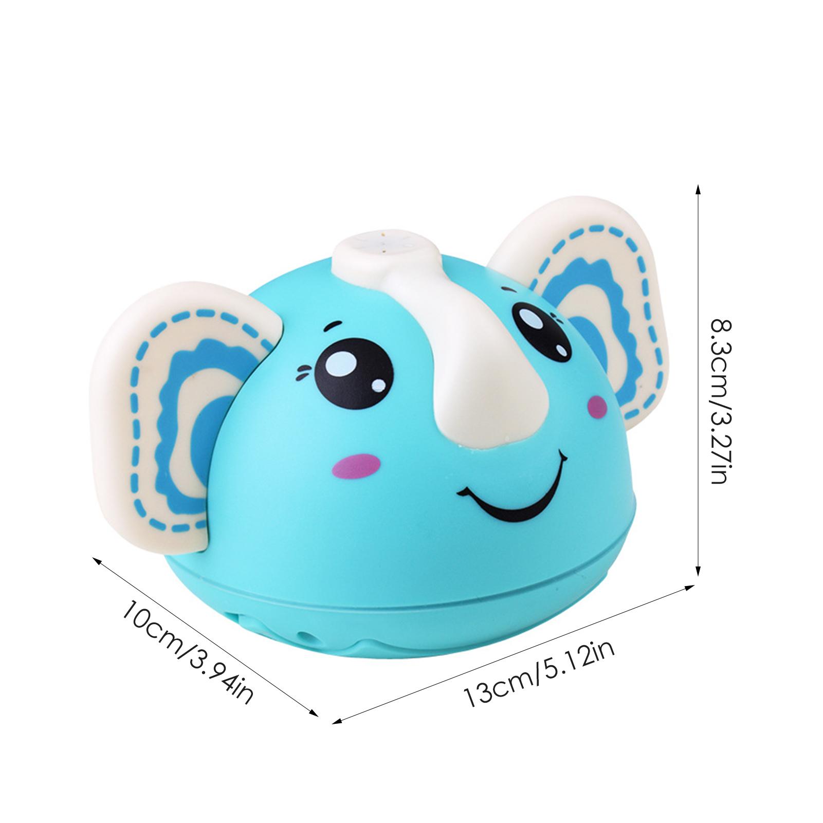 

Забавные детские игрушки для ванной, распылитель воды, душ, купание, летняя купальная ванна, игрушки для детей, электрический слон с подсветкой, подарок на день рождения синий