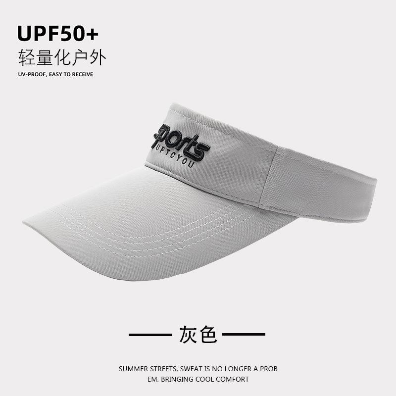Sun Protection Cap with Enlarged Brim Sun Protection UV Protection Empty Top Outdoor Sports Sunshade Summer Empty Top Hat