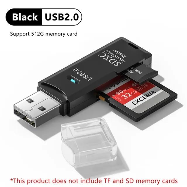 USB 3.0 Card Reader 2 In 1 USB 2.0 To SD Micro SD TF Memory Card Adapter For PC Laptop Accessories Flash Drive Card Reader