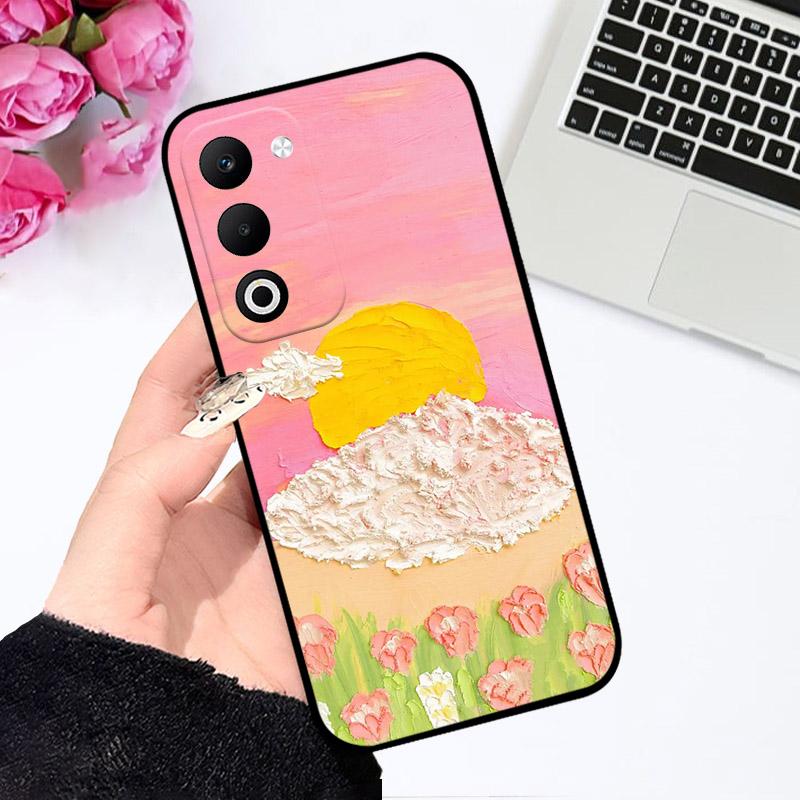 For OPPO A5 5G Back Cover CPH2735 Fashion Painting Siliocne Soft Phone Case For OPPOA5 A 5 4G CPH2727 Shockproof Shell Fundas