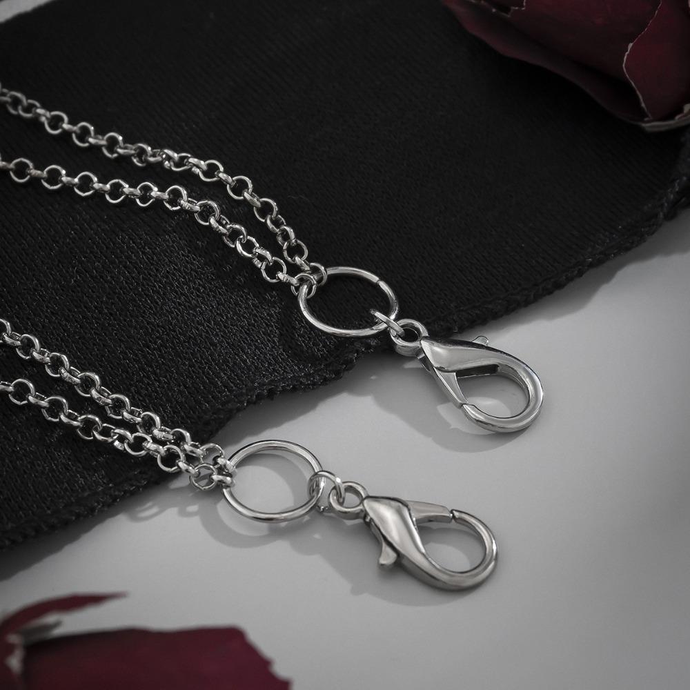 Gothic Spider Web Waist Chain Zinc Zinc Zinc Alloy Tassel Jeans Chain Gift Punk Belt Chain Male