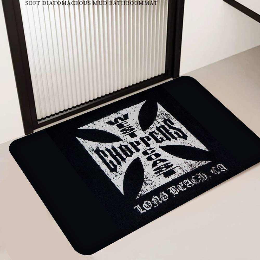 

West C-Coast C-Choppers Floor Carpet Nordic Style Home Doormat Bathroom-Toilet Mats Bedroom Hotel Decor Mat 40x60cm