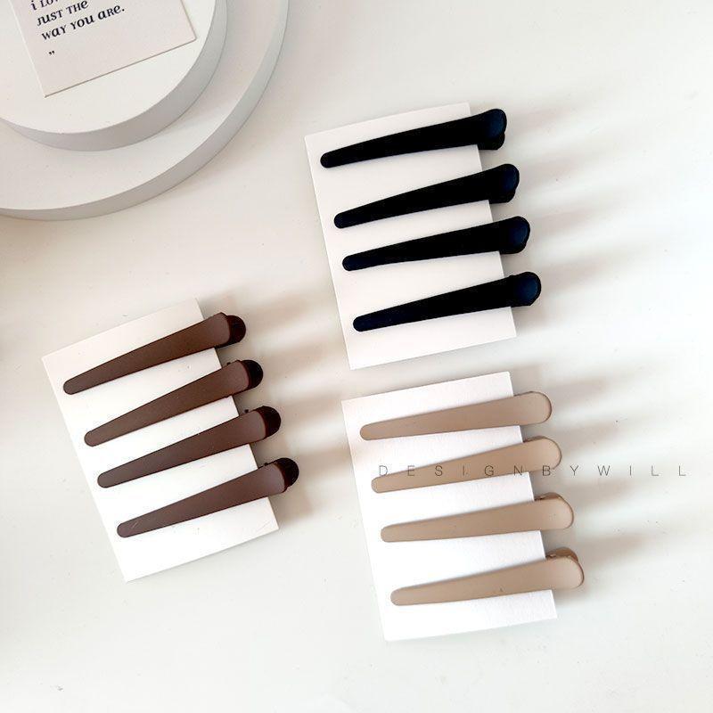 12 PCS Hair Clips for Styling Sectioning 3.1 Inch Matte Alligator Hair Clips Hair Barrettes No Crease Duck Girls Hair Accessorie